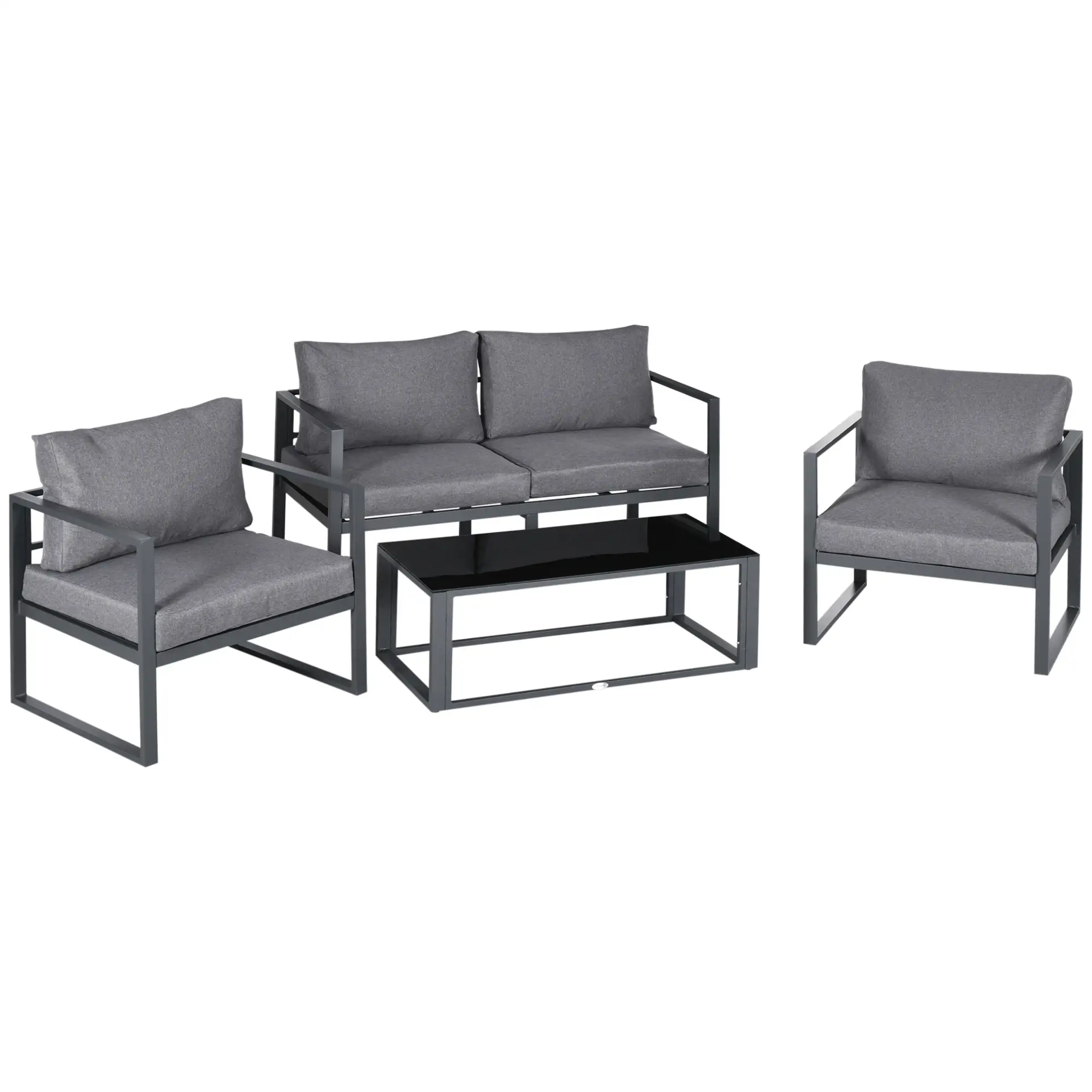 4 Pieces Garden Sofa Set