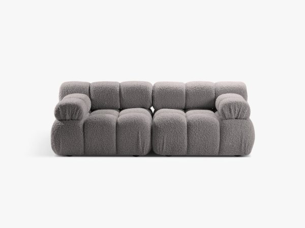 Berlino Boucle Fabric Two Seater Couch 4 Berlino Boucle Fabric Two Seater Couch - Image 2