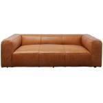 Corpus Leather Couch Light Brown