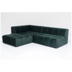Kari L Shaped Couch Dark Green