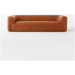 Moore Leather 3 Seater Sofa