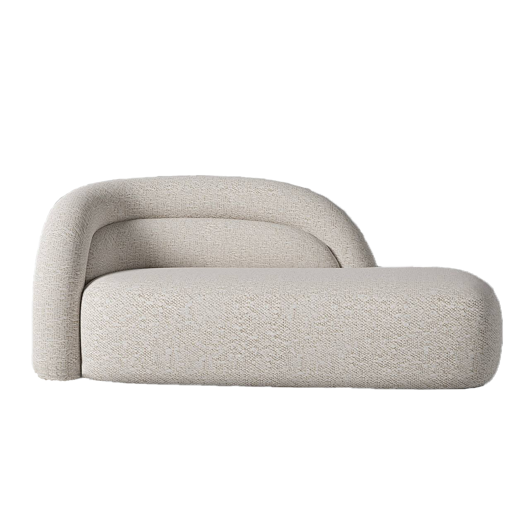 Tuna Curved Boucle Lounger 3 Tuna Curved Boucle Lounger