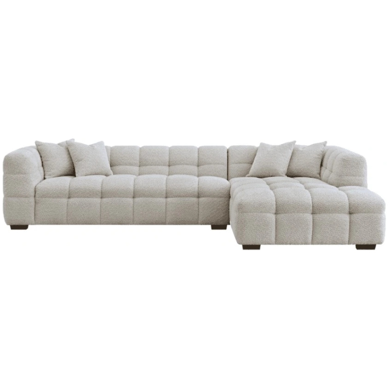 Luxe Boucle L Shaped Couch