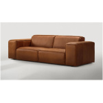 Jagger 3-Seater Leather Couch